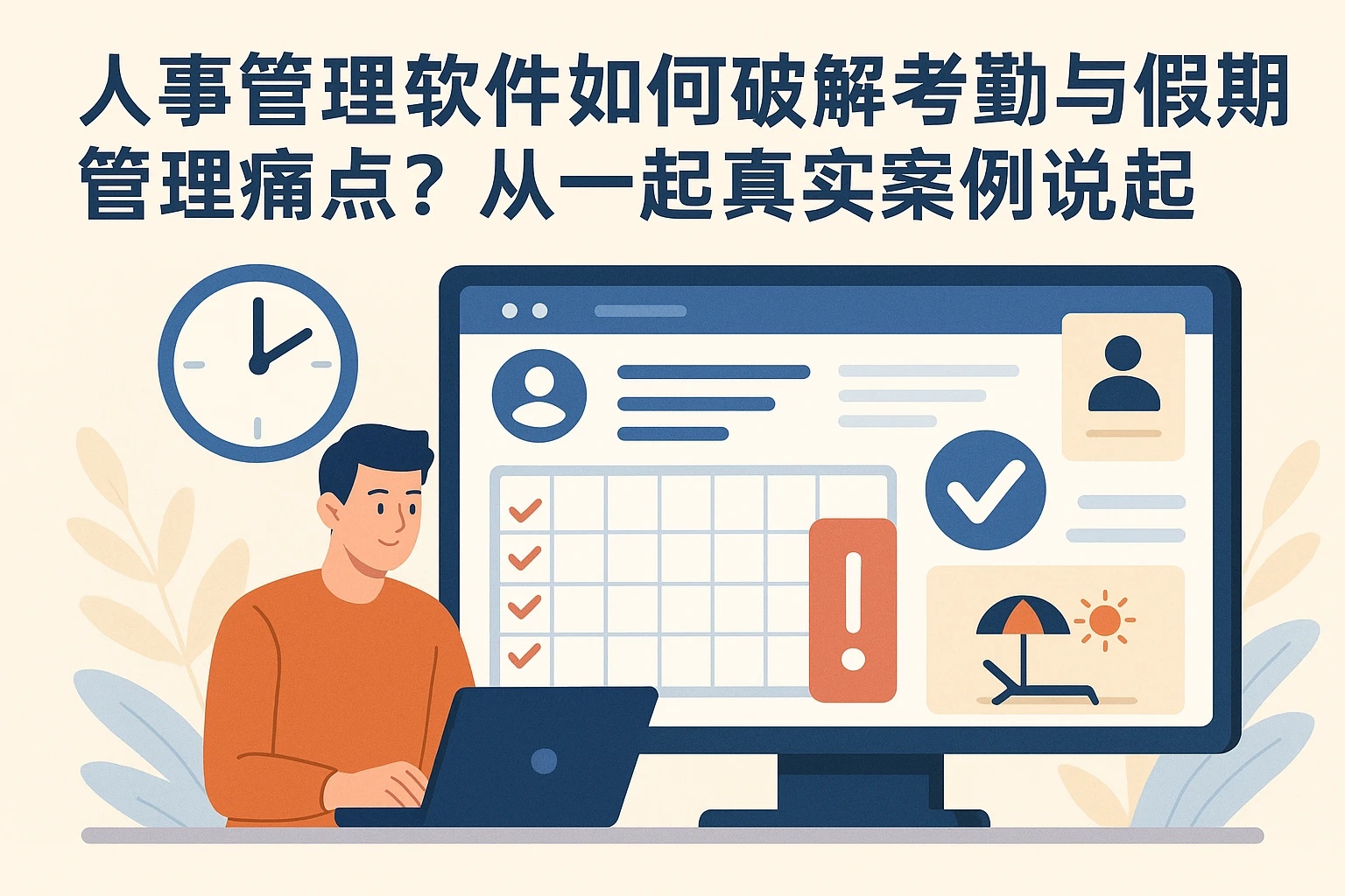 人事管理软件如何破解考勤与假期管理痛点？从一起真实案例说起