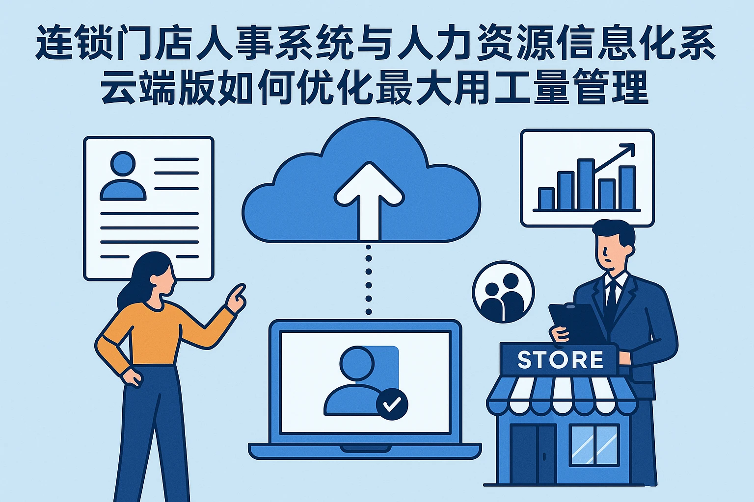 连锁门店人事系统与人力资源信息化系统：云端版如何优化最大用工量管理