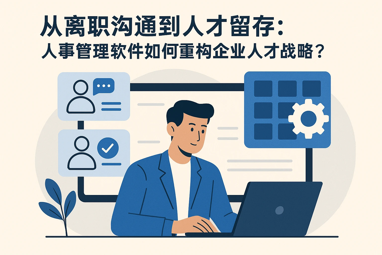从离职沟通到人才留存：人事管理软件如何重构企业人才战略？