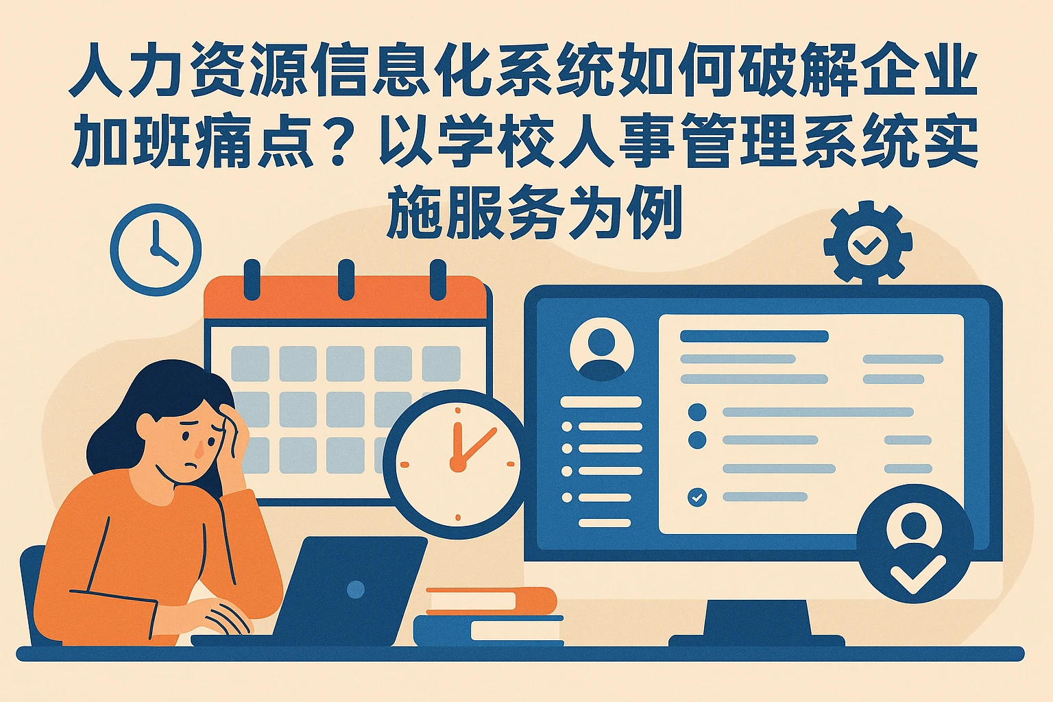 人力资源信息化系统如何破解企业加班痛点?以学校人事管理系统实施服务为例
