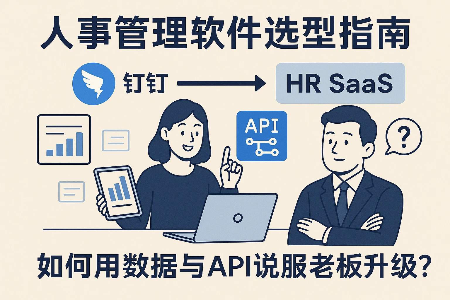 人事管理软件选型指南：从钉钉到HR SaaS，如何用数据与API说服老板升级？