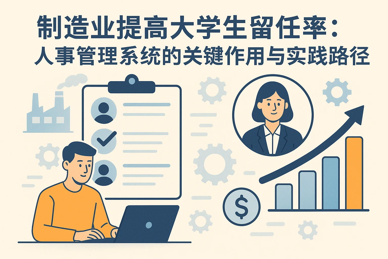 制造业提高大学生留任率:人事管理系统的关键作用与实践路径