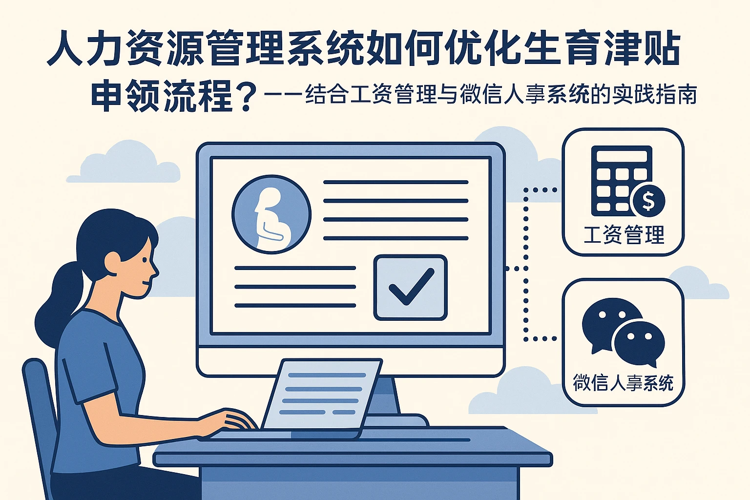 人力资源管理系统如何优化生育津贴申领流程？——结合工资管理与微信人事系统的实践指南