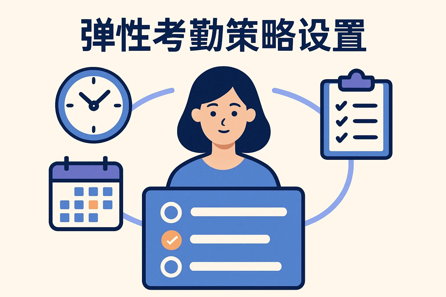 弹性考勤策略设置