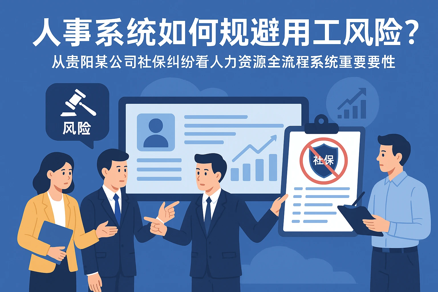 人事系统如何规避用工风险?从贵阳某公司社保纠纷看人力资源全流程系统的重要性