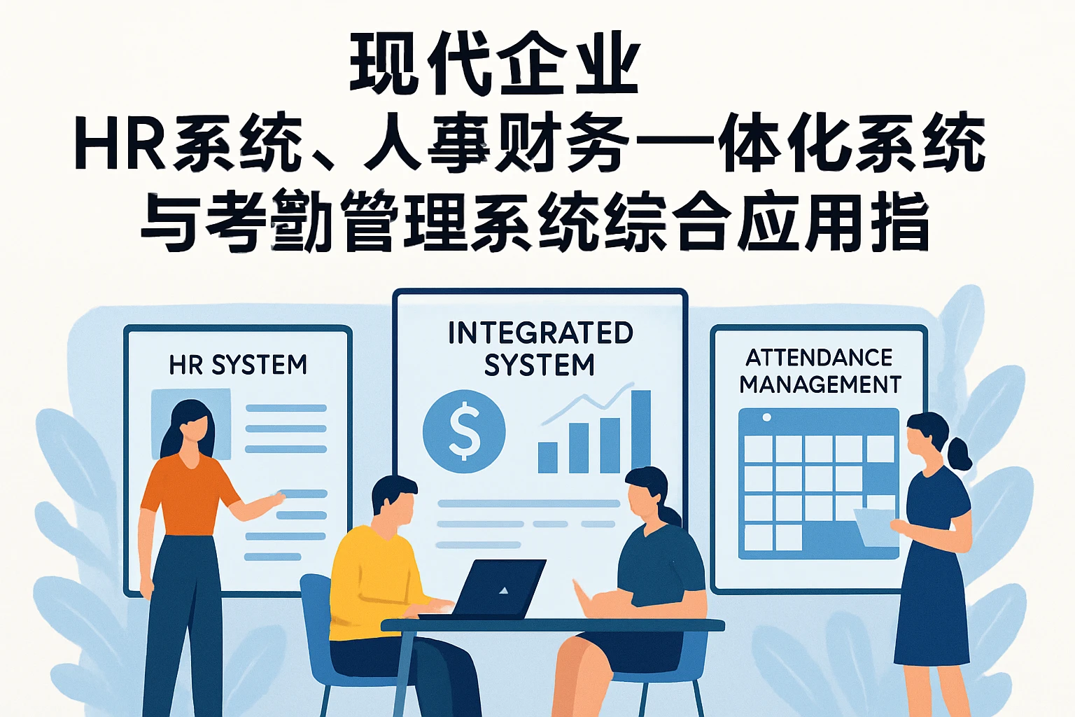 现代企业HR系统、人事财务一体化系统与考勤管理系统的综合应用指南