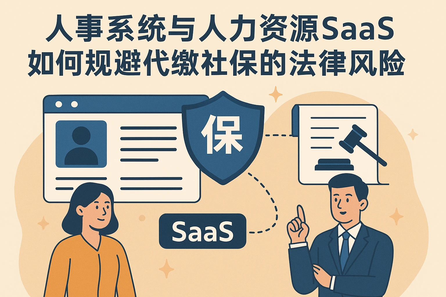 人事系统与人力资源SaaS如何规避代缴社保的法律风险