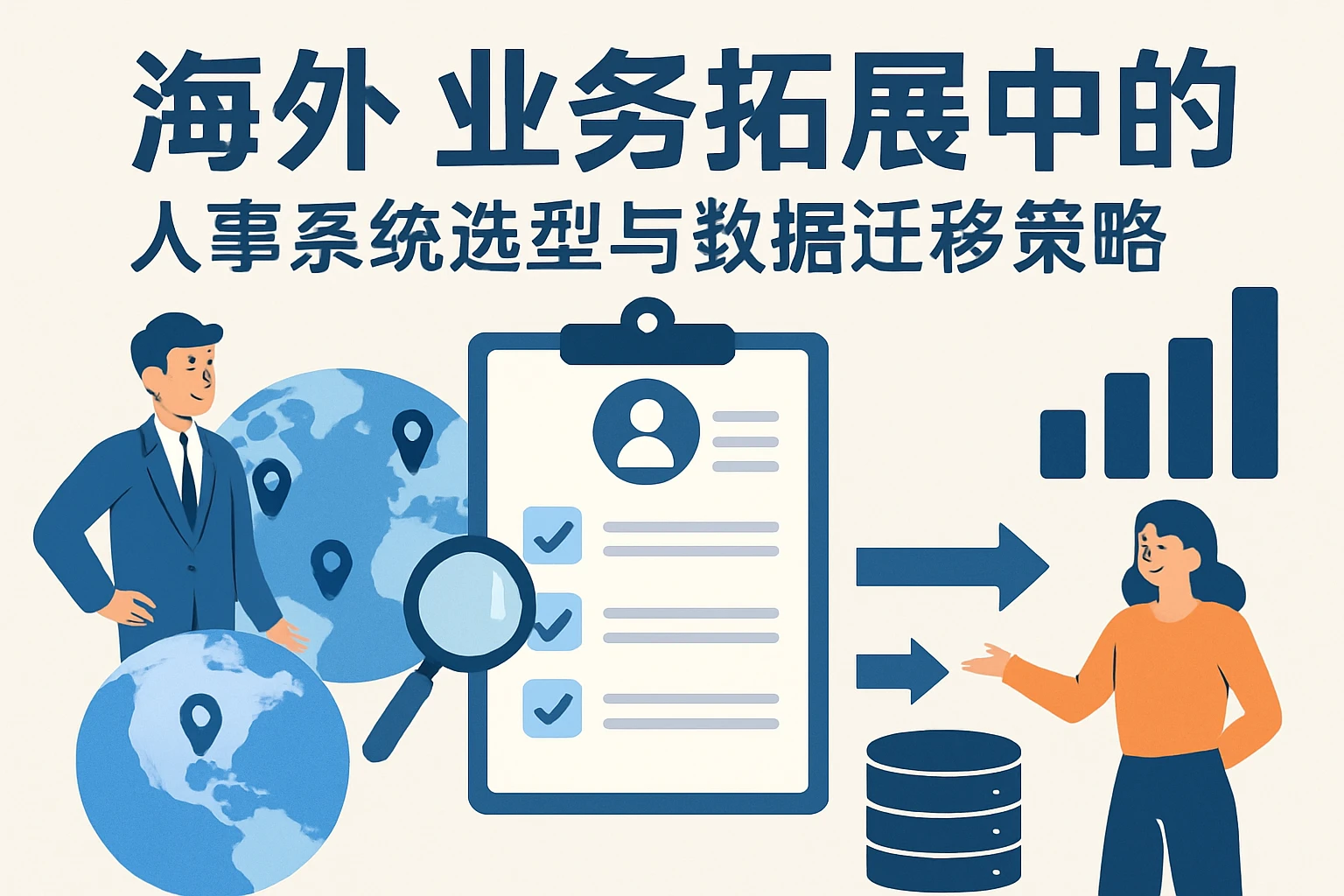 海外业务拓展中的人事系统选型与数据迁移策略