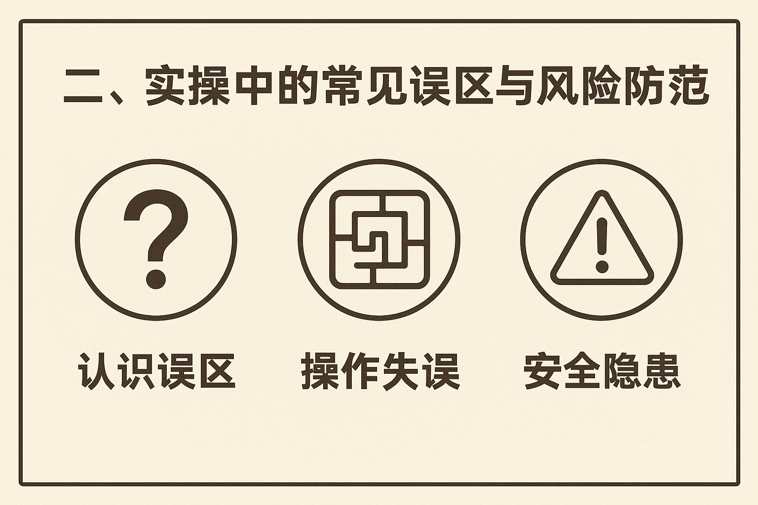 二、实操中的常见误区与风险防范