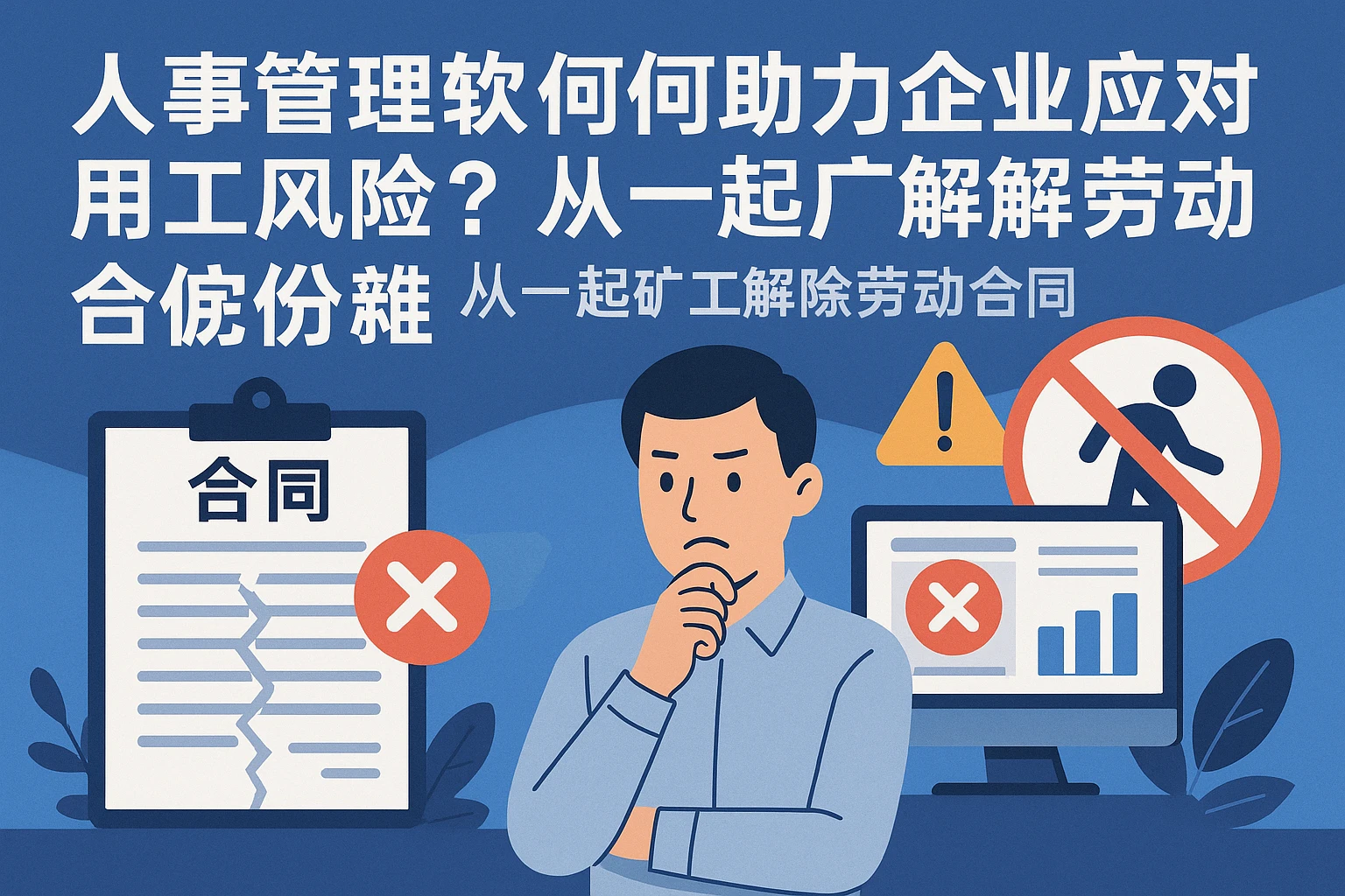 人事管理软件如何助力企业应对用工风险？从一起旷工解除劳动合同纠纷说起