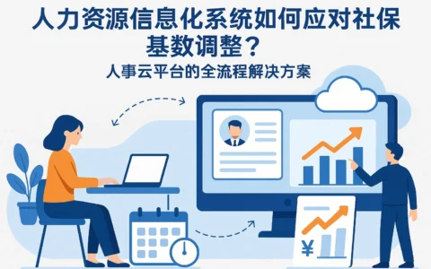 人力资源信息化系统如何应对社保基数调整？人事云平台的全流程解决方案