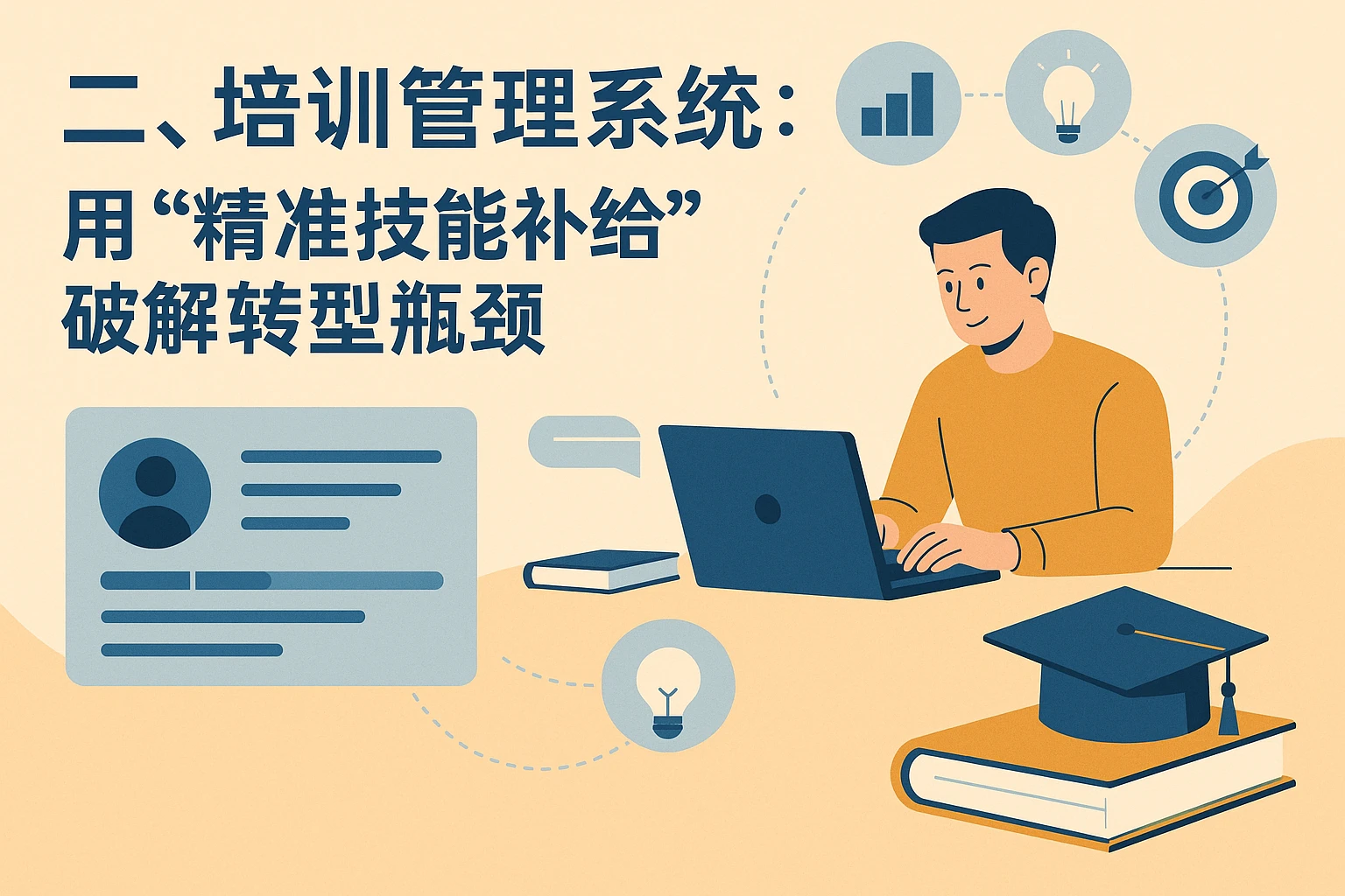 二、培训管理系统:用“精准技能补给”破解转型瓶颈