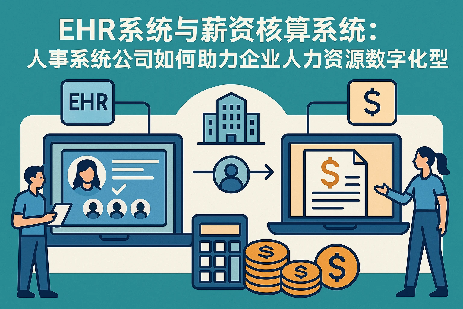 EHR系统与薪资核算系统：人事系统公司如何助力企业人力资源数字化转型