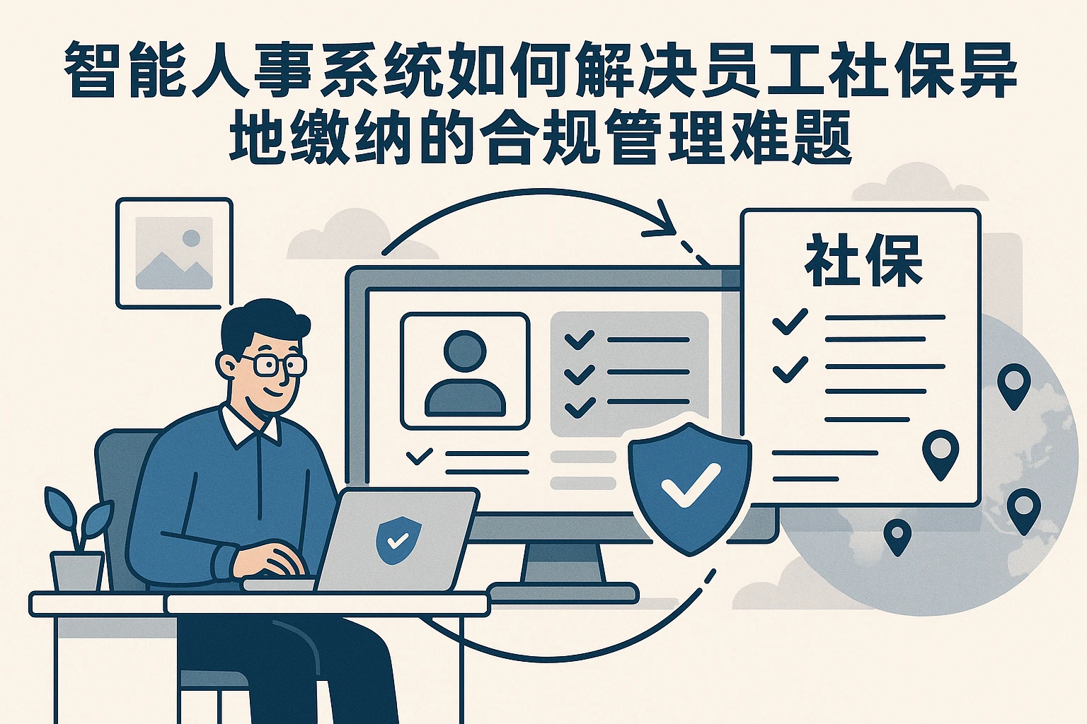 智能人事系统如何解决员工社保异地缴纳的合规管理难题