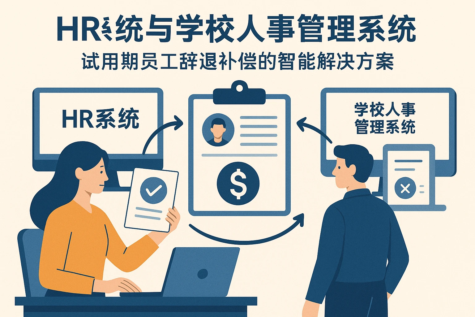 HR系统与学校人事管理系统:试用期员工辞退补偿的智能解决方案