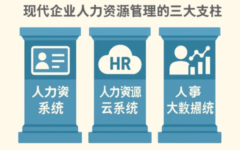 人力资源系统、人力资源云系统与人事大数据系统：现代企业人力资源管理的三大支柱