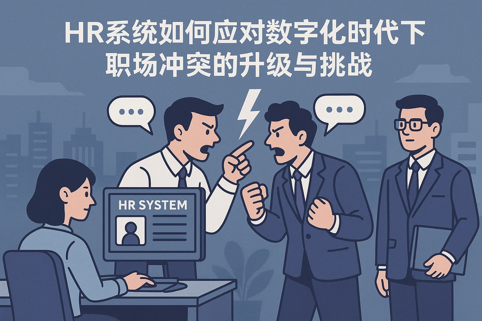HR系统如何应对数字化时代下职场冲突的升级与挑战