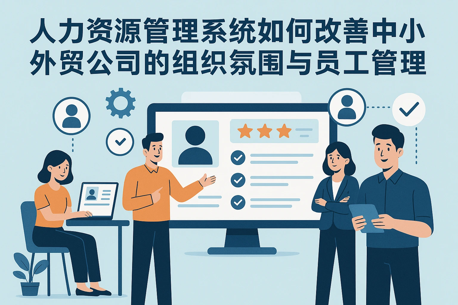 人力资源管理系统如何改善中小外贸公司的组织氛围与员工管理