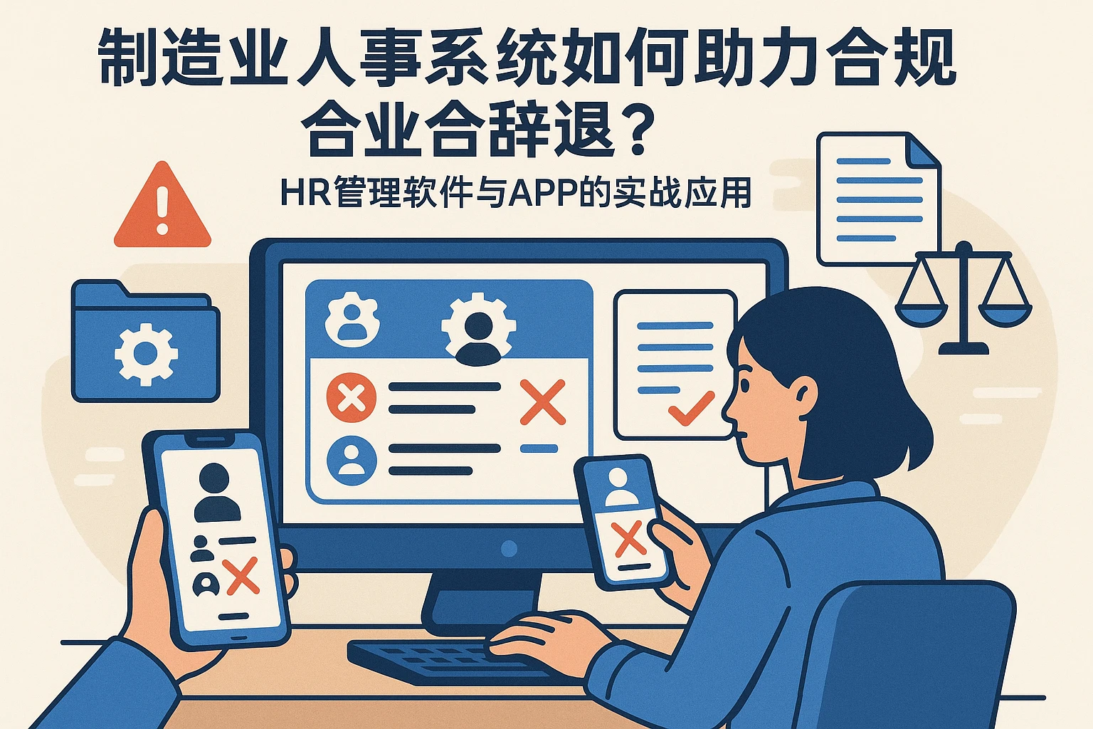 制造业人事系统如何助力企业合规辞退？HR管理软件与APP的实战应用
