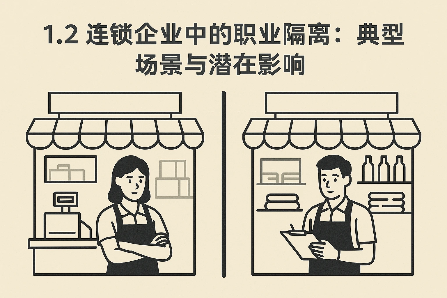 1.2 连锁企业中的职业隔离:典型场景与潜在影响