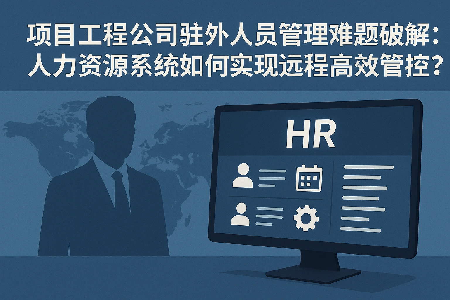 项目工程公司驻外人员管理难题破解:人力资源系统如何实现远程高效管控?