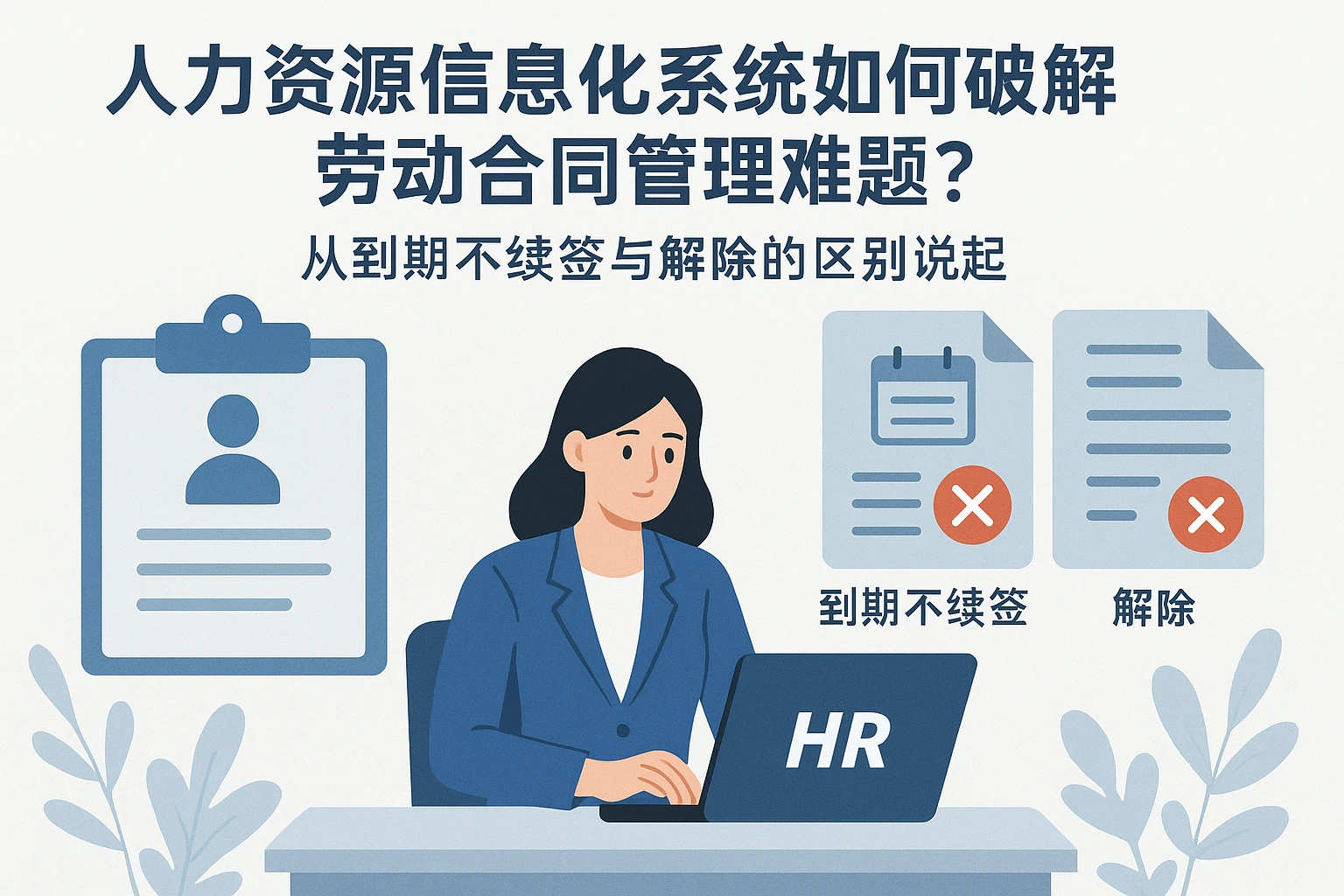 人力资源信息化系统如何破解劳动合同管理难题？从到期不续签与解除的区别说起