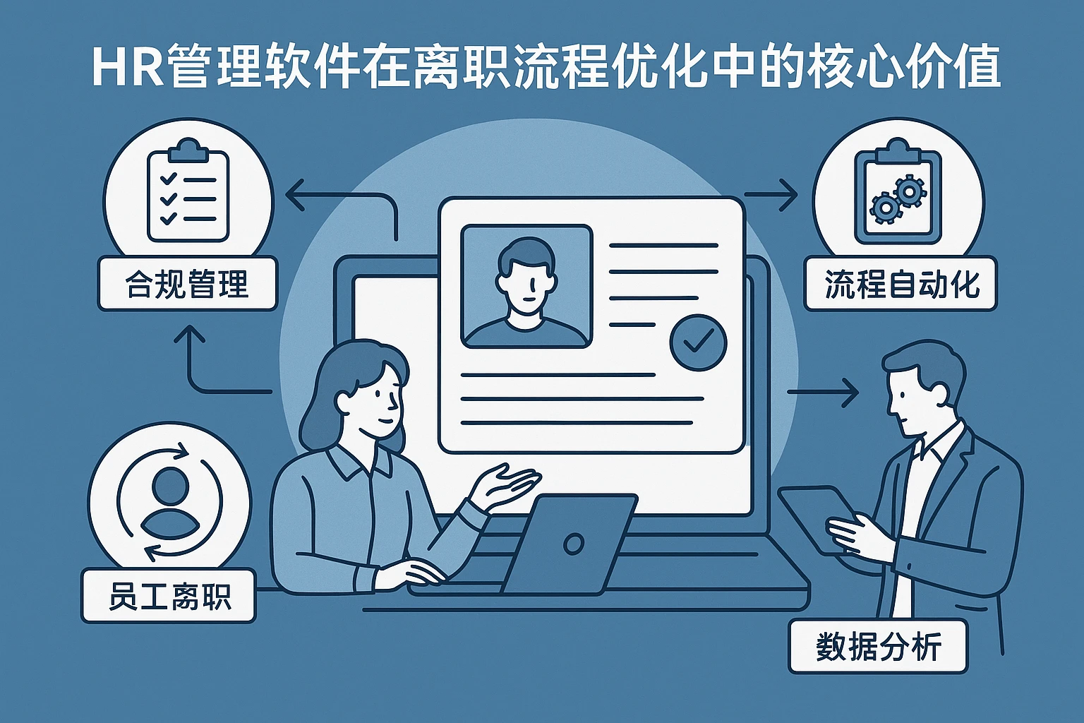 HR管理软件在离职流程优化中的核心价值