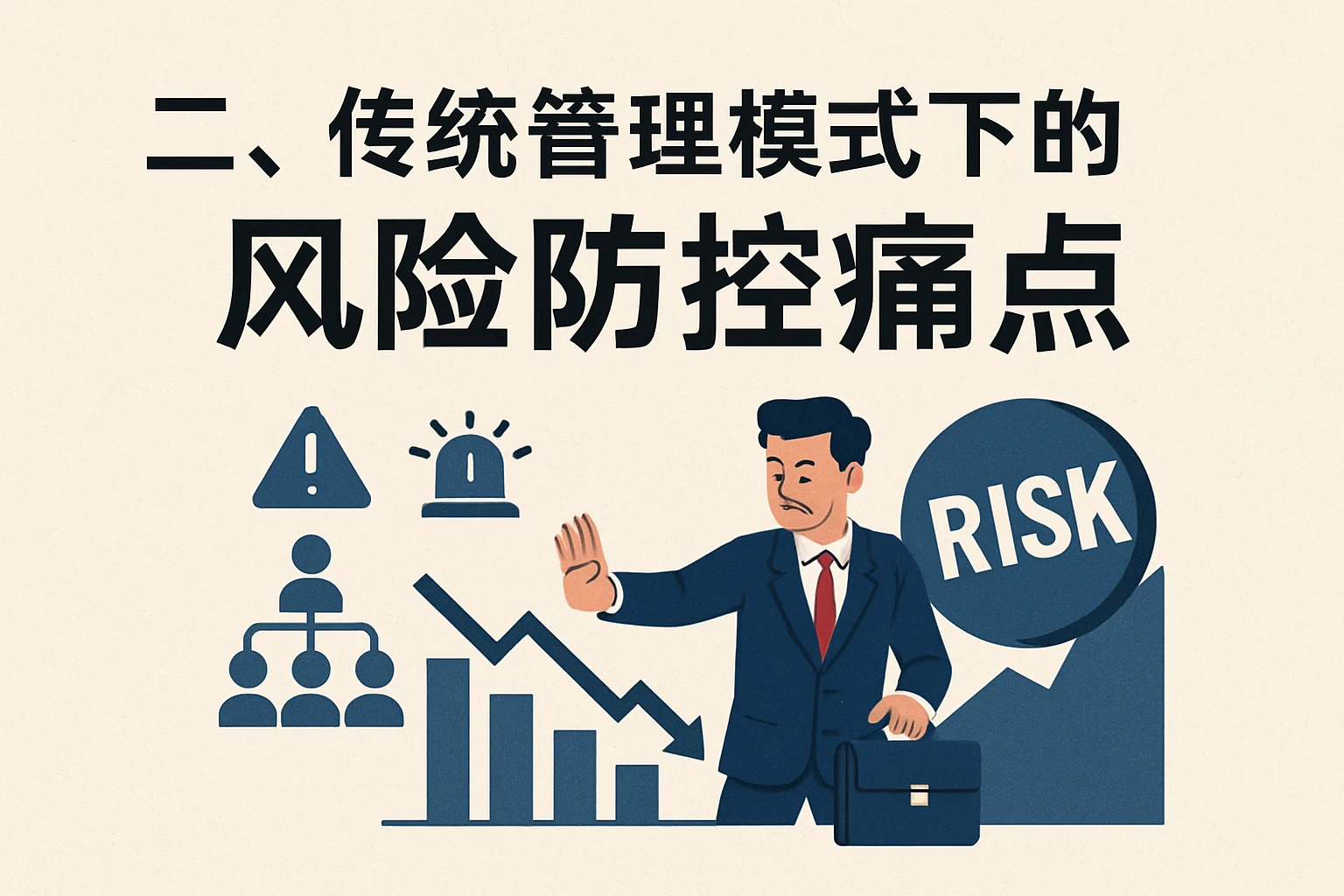 二、传统管理模式下的风险防控痛点