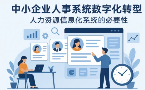 中小企业人事系统数字化转型：人力资源信息化系统的必要性