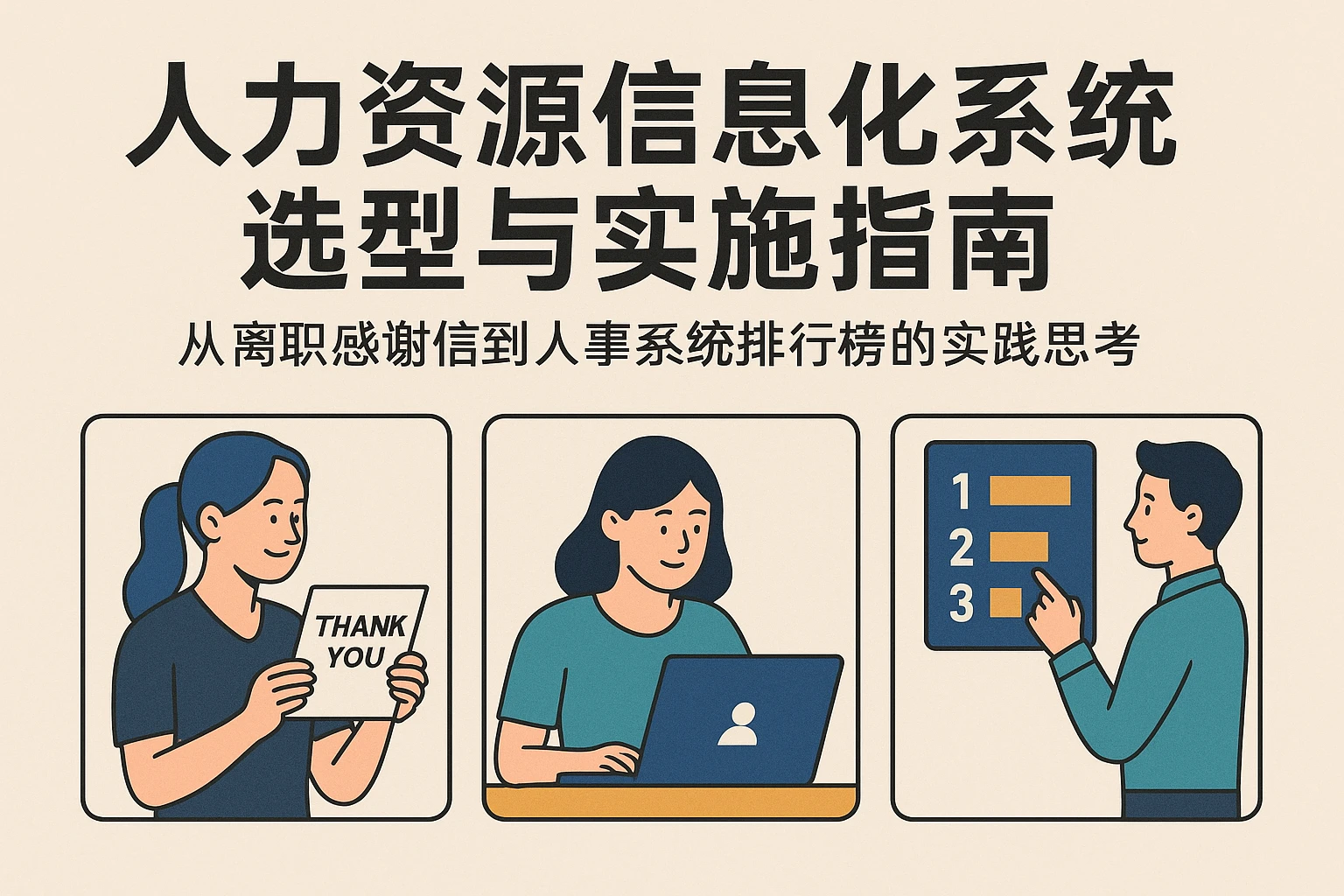 人力资源信息化系统选型与实施指南：从离职感谢信到人事系统排行榜的实践思考