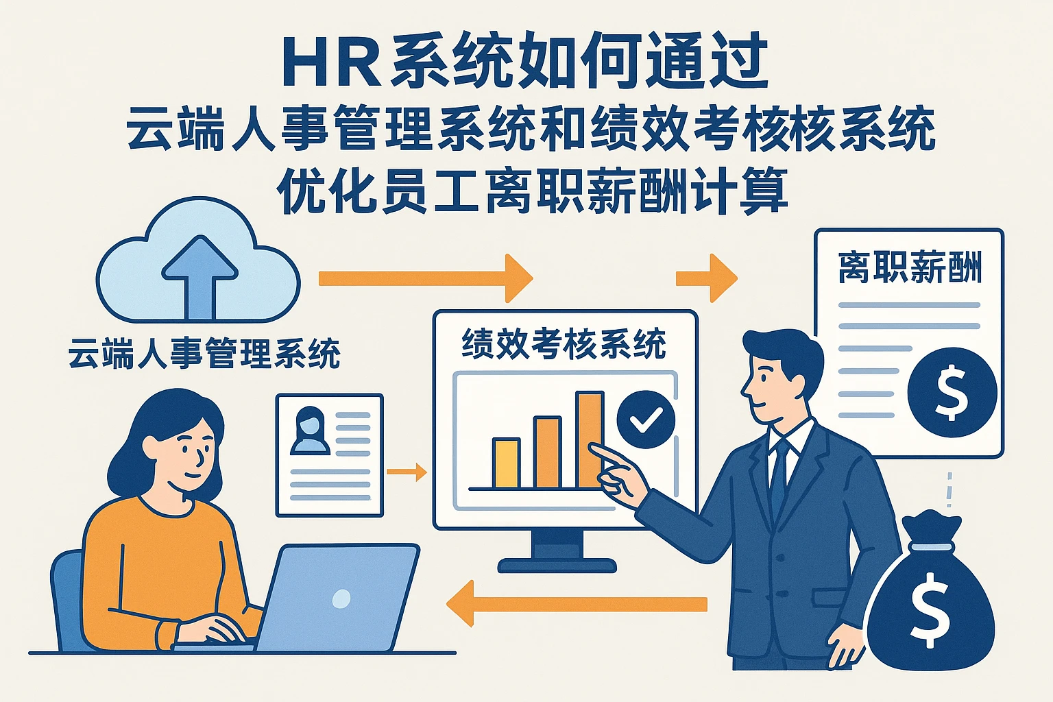 HR系统如何通过云端人事管理系统和绩效考核系统优化员工离职薪酬计算