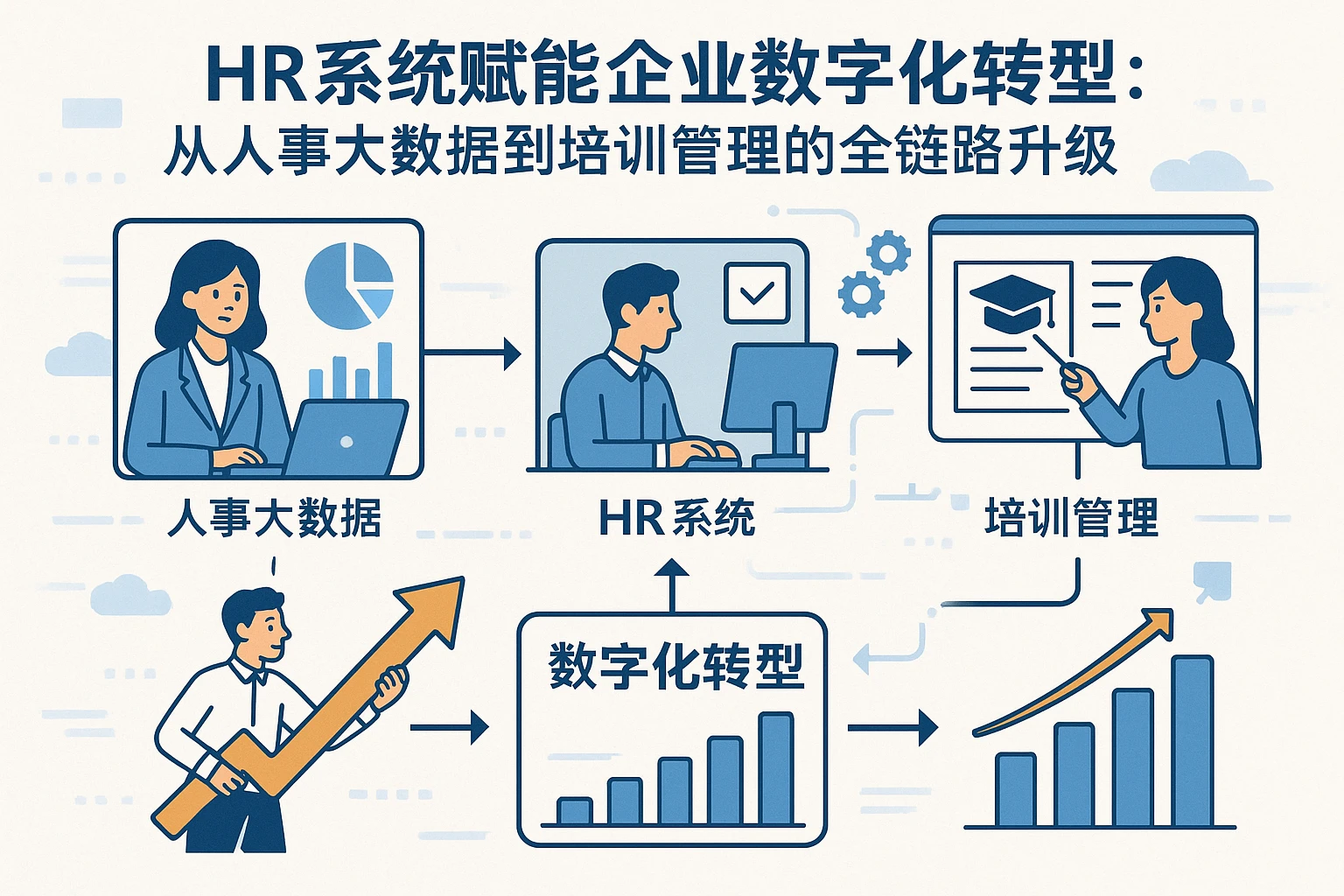 HR系统赋能企业数字化转型：从人事大数据到培训管理的全链路升级