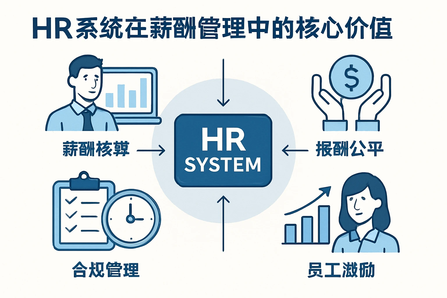 HR系统在薪酬管理中的核心价值
