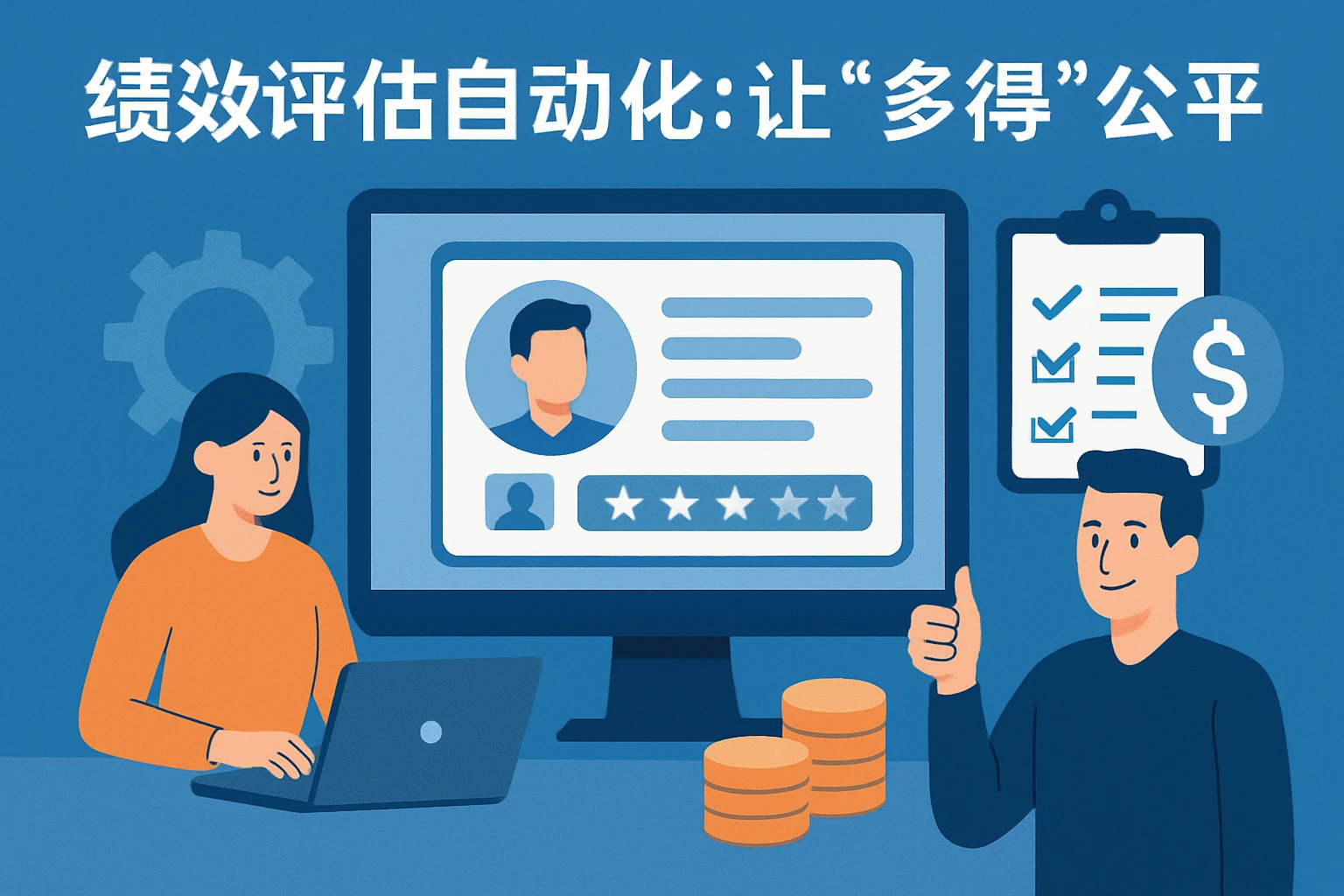 2. 绩效评估自动化：让“多得”公平透明