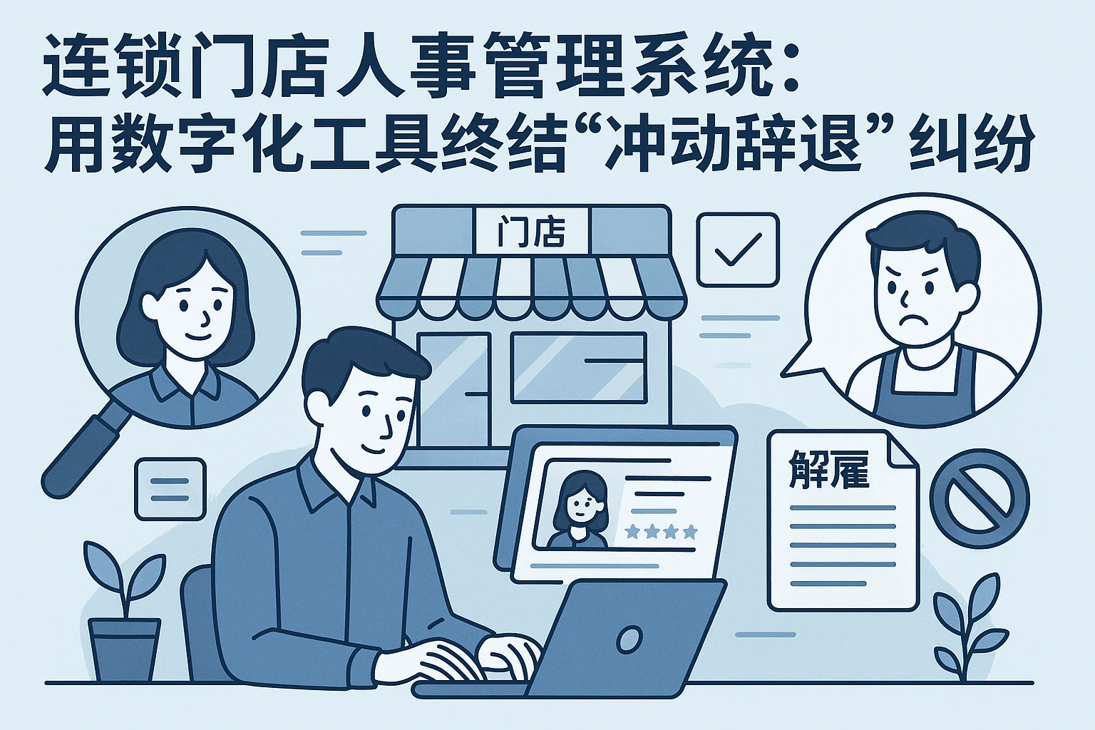 连锁门店人事管理系统：用数字化工具终结“冲动辞退”纠纷