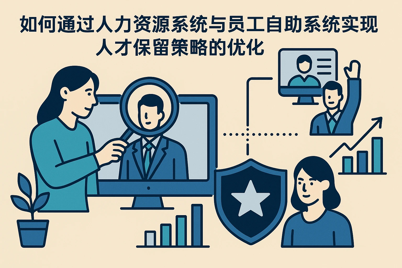 如何通过人力资源系统与员工自助系统实现人才保留策略的优化