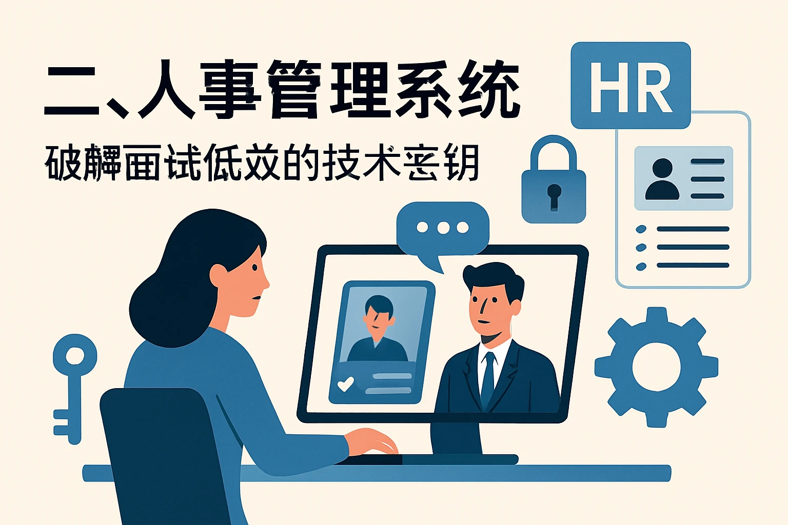 二、人事管理系统：破解面试低效的技术密钥