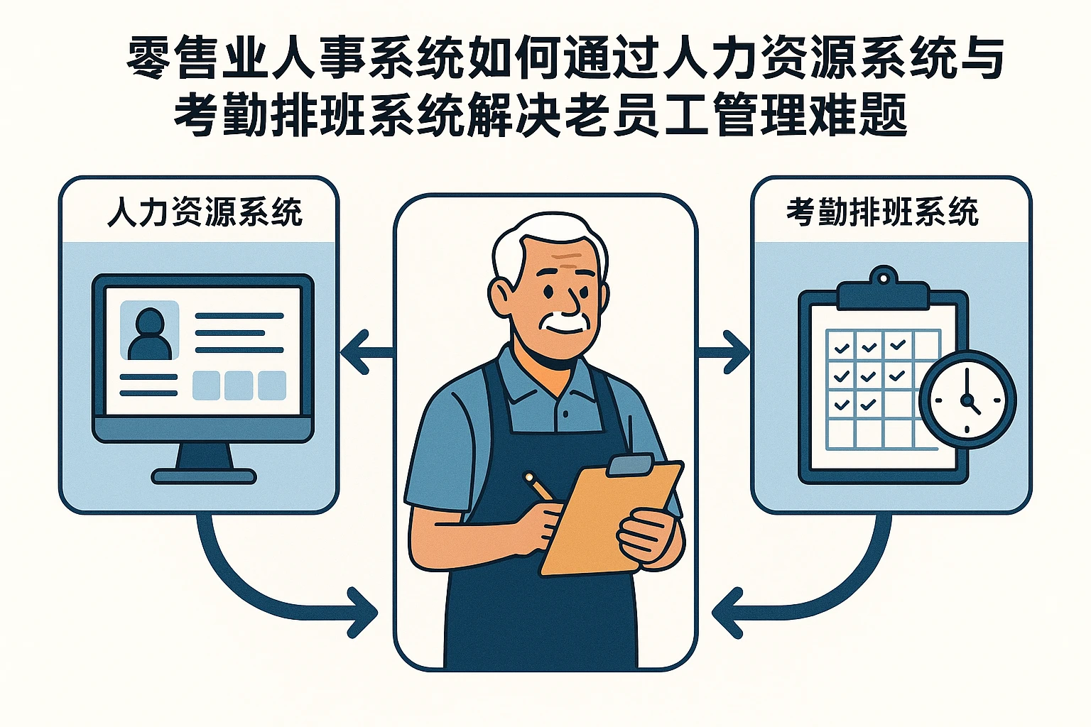 零售业人事系统如何通过人力资源系统与考勤排班系统解决老员工管理难题