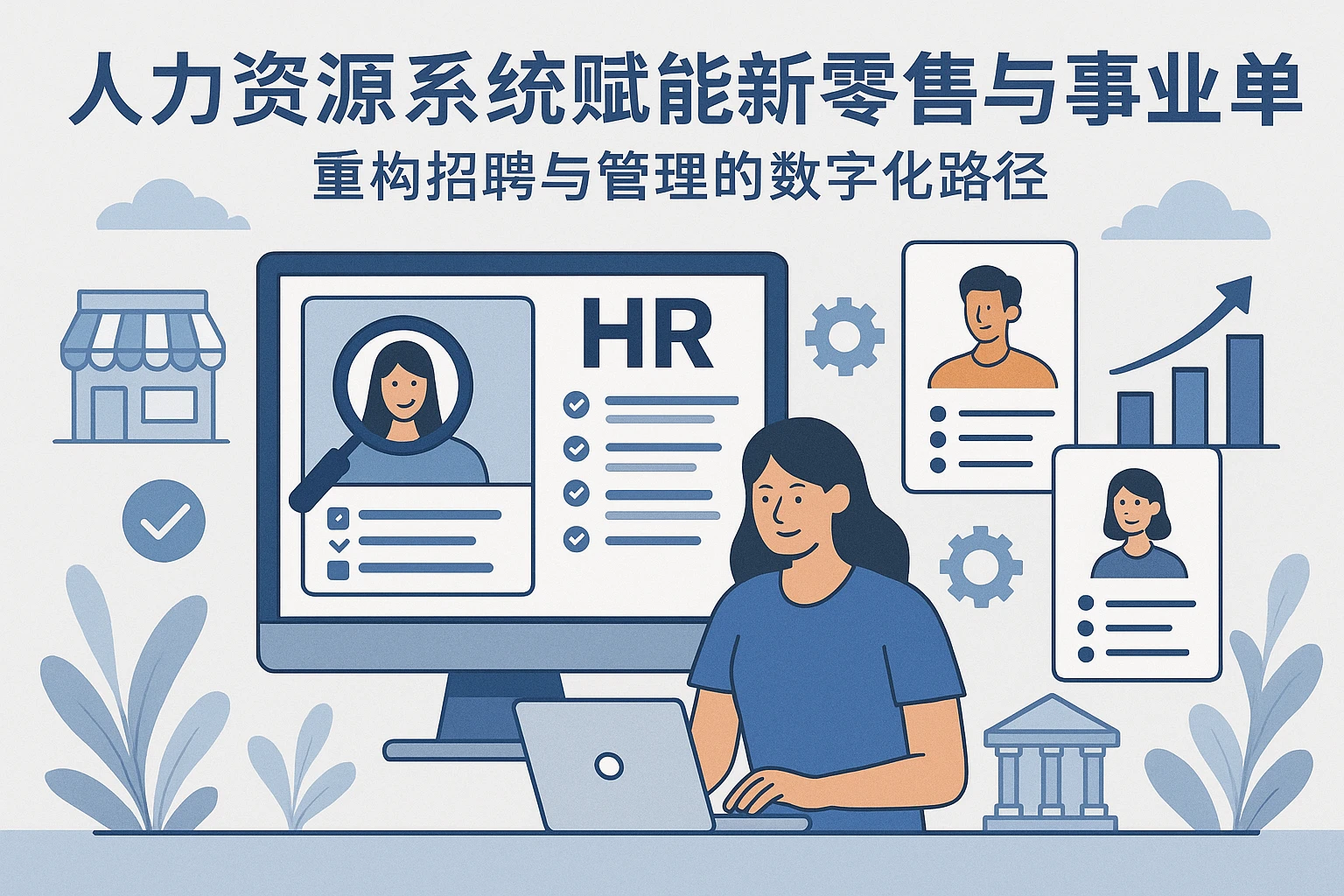 人力资源系统赋能新零售与事业单位:重构招聘与管理的数字化路径