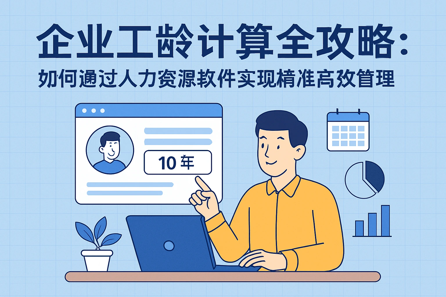 企业工龄计算全攻略:如何通过人力资源软件实现精准高效管理