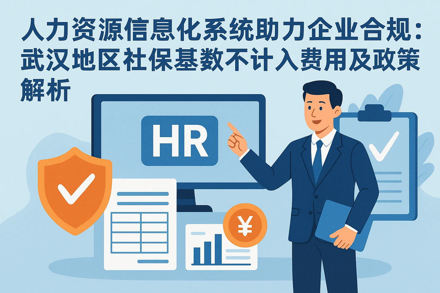 人力资源信息化系统助力企业合规:武汉地区社保基数不计入费用及政策解析