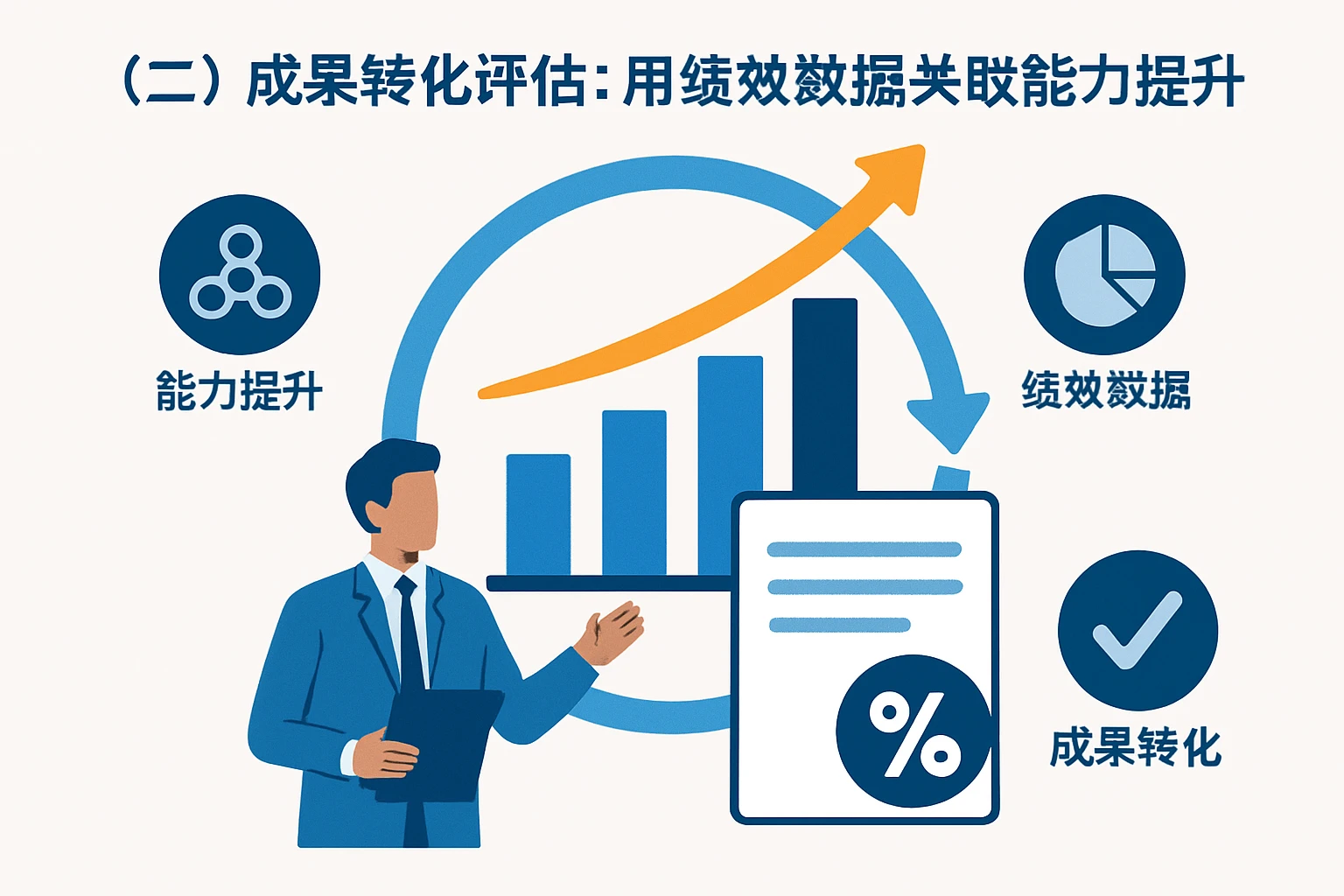 (二)成果转化评估:用绩效数据关联能力提升