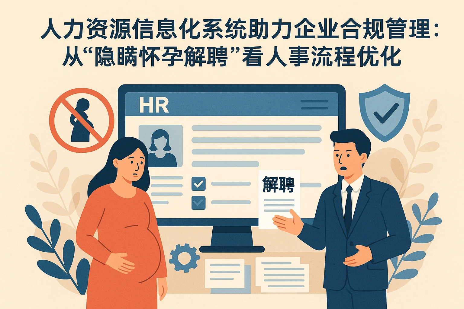 人力资源信息化系统助力企业合规管理：从“隐瞒怀孕解聘”看人事流程优化