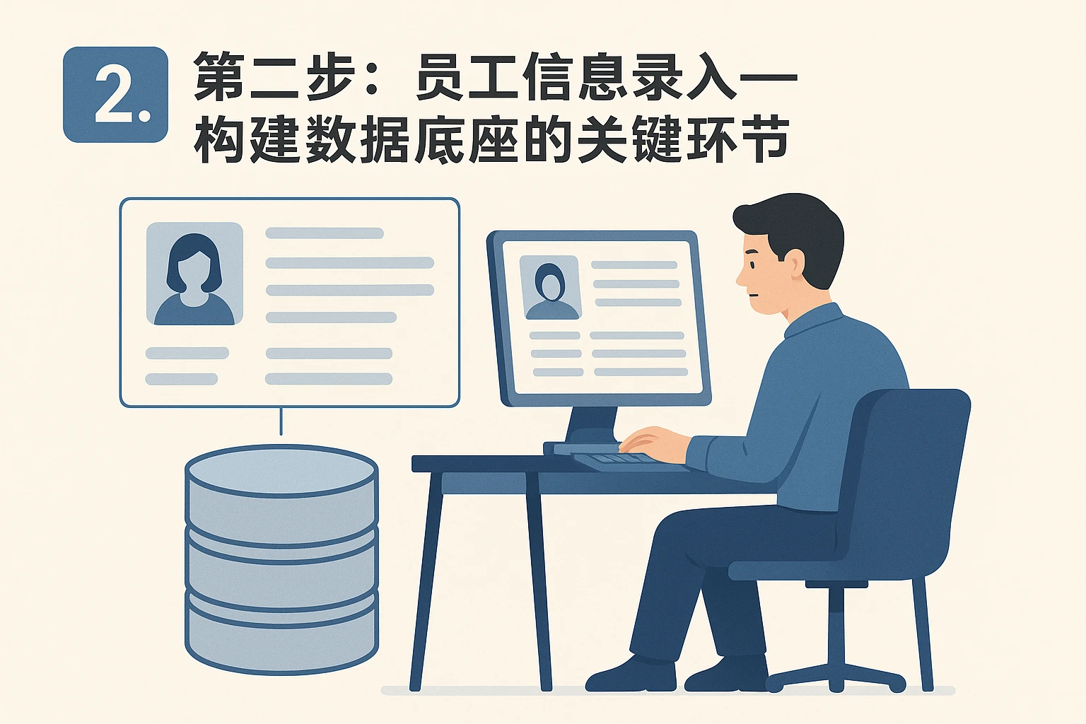 2. 第二步:员工信息录入——构建数据底座的关键环节