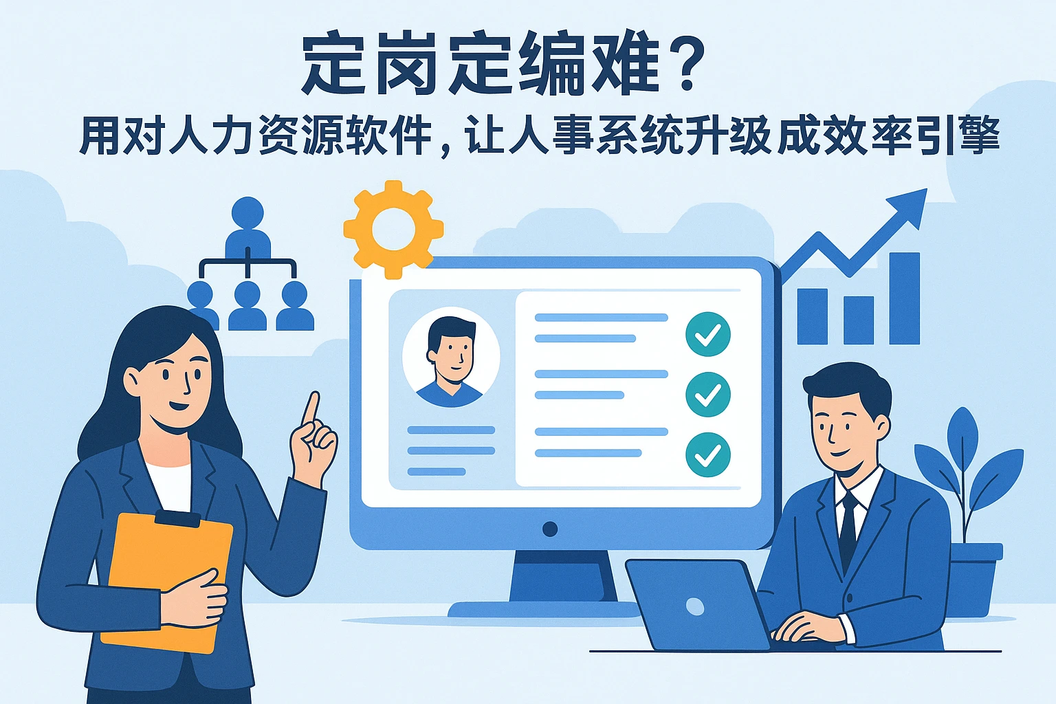 定岗定编难？用对人力资源软件，让人事系统升级成为效率引擎