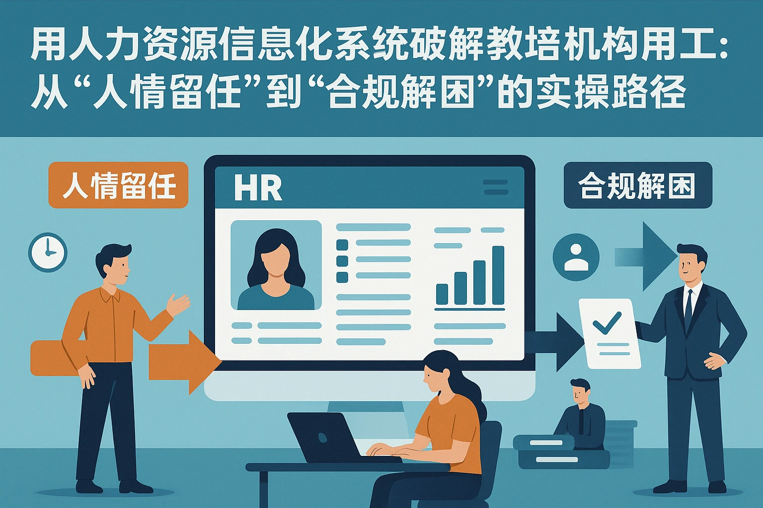 用人力资源信息化系统破解教培机构用工难题：从“人情留任”到“合规解困”的实操路径