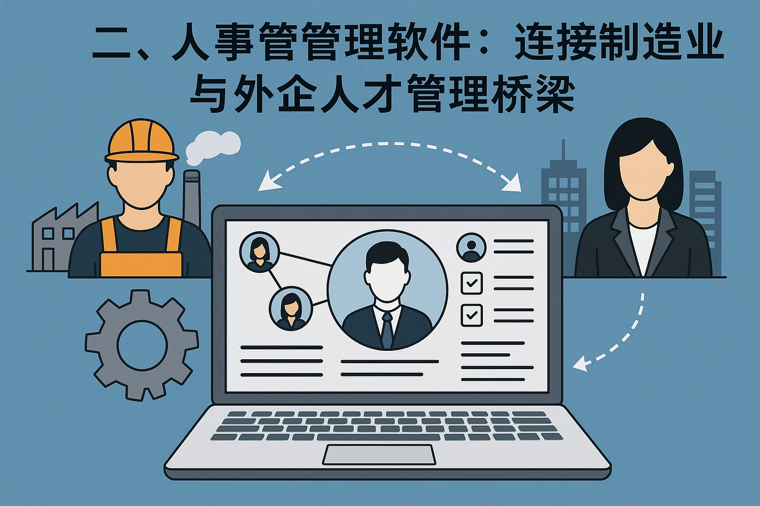 二、人事管理软件：连接制造业与外企的人才管理桥梁
