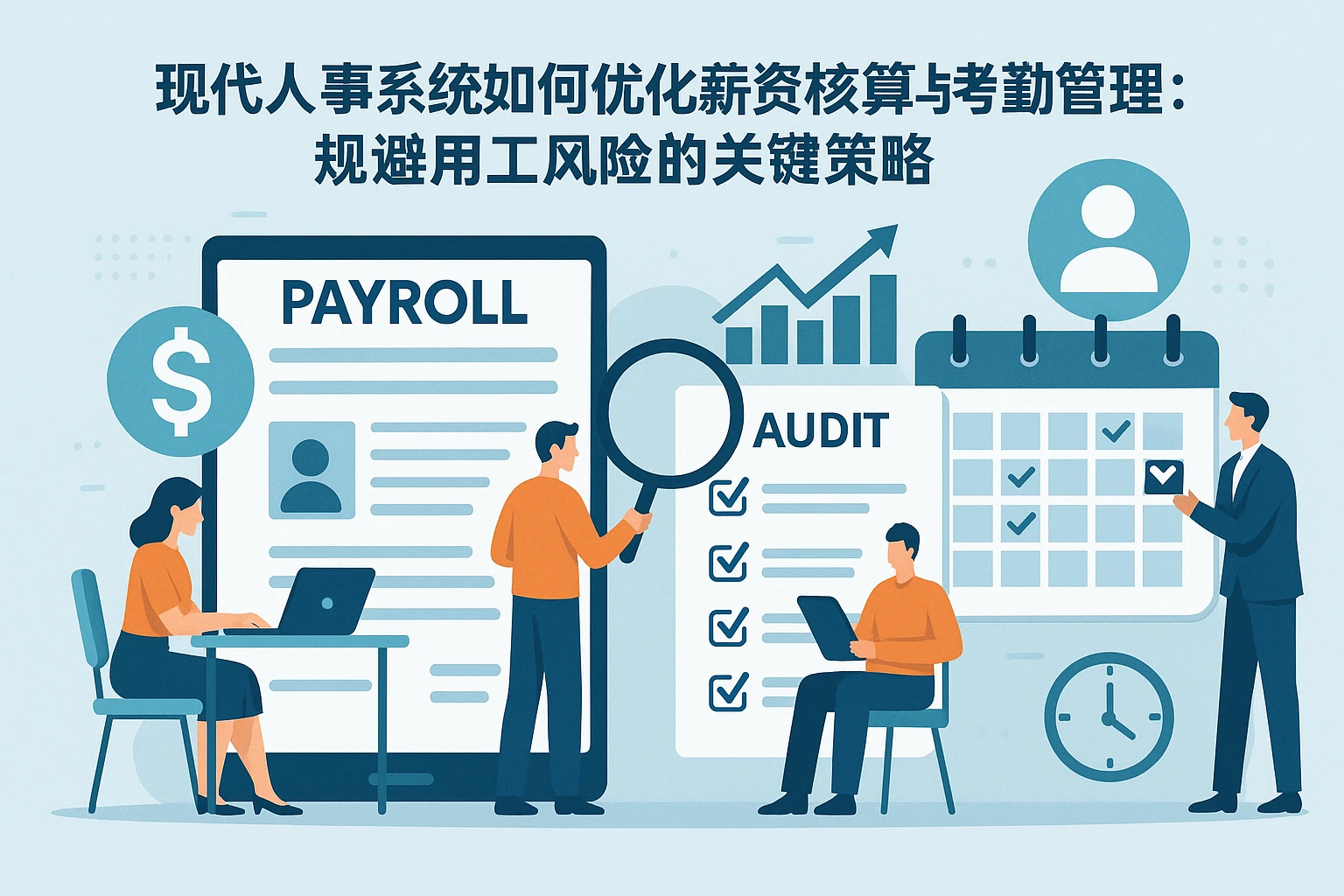 现代人事系统如何优化薪资核算与考勤管理:规避用工风险的关键策略