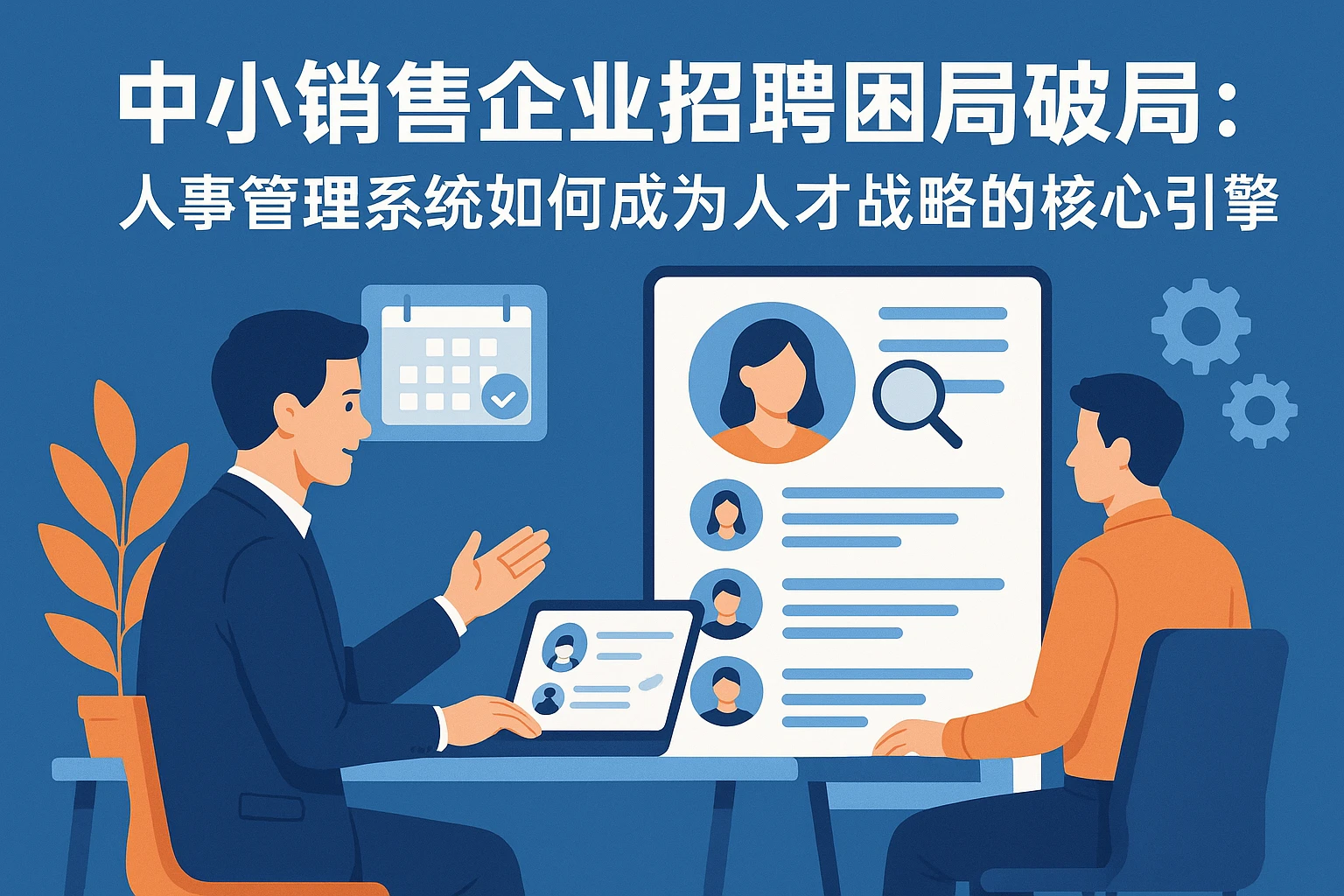 中小销售企业招聘困局破局：人事管理系统如何成为人才战略的核心引擎