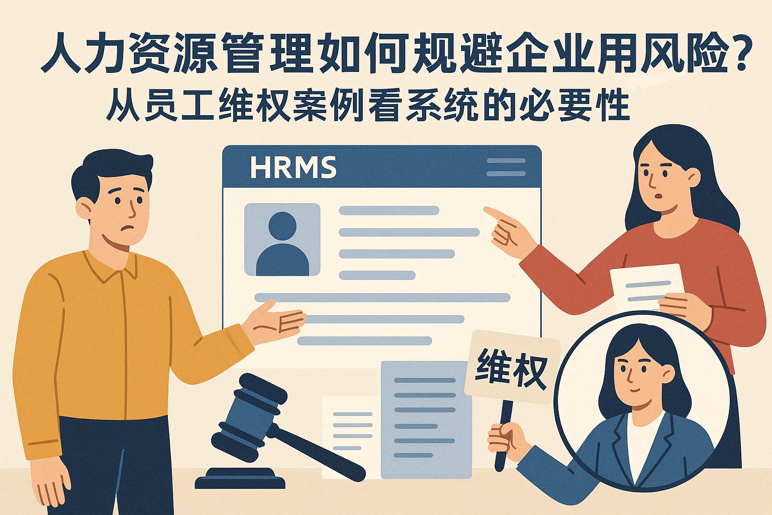 人力资源管理系统如何规避企业用工风险？从员工维权案例看系统的必要性